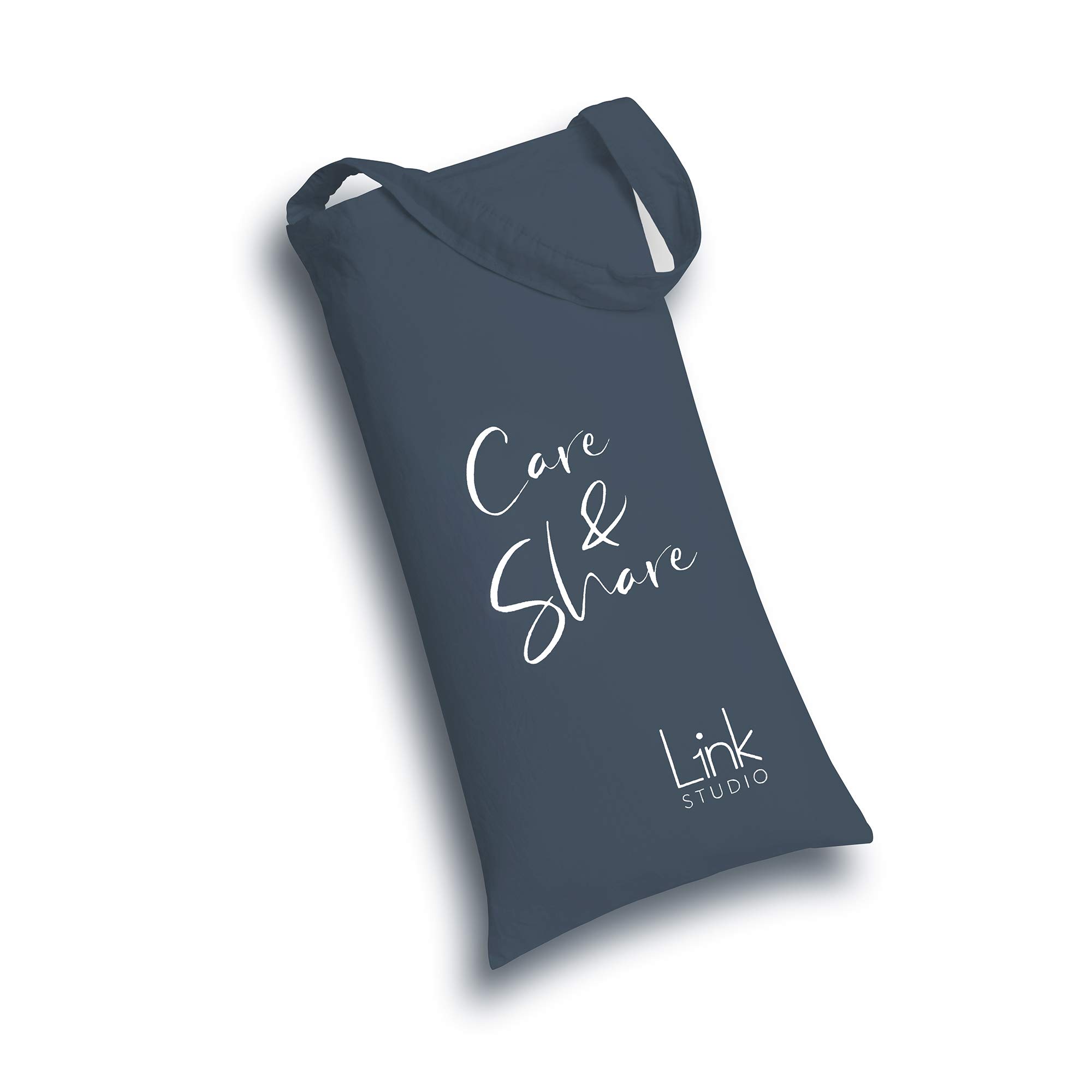 Federe Cuscino 45x110cm Cotone Percalle 200 Fili - L1NK STUDIO, Coral - Foto 6