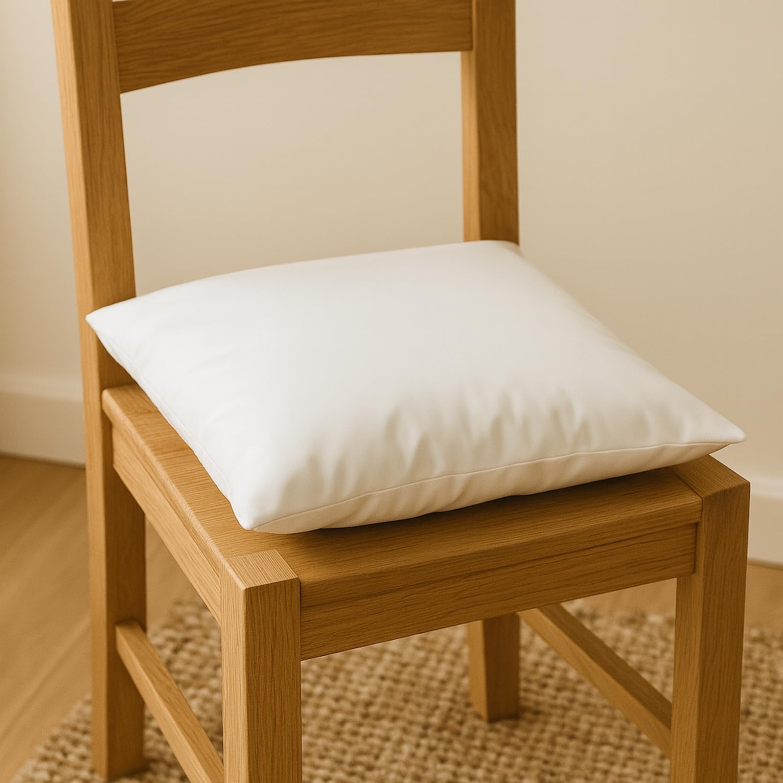 Hans-Textil-Shop 10er Set Kissenbezug Weiß 40x40 cm Baumwolle Linon – Uni Kissenhüllen mit Reißverschluss, schadstoffgeprüft, handgefertigt in Europa, waschbar bis 60 °C