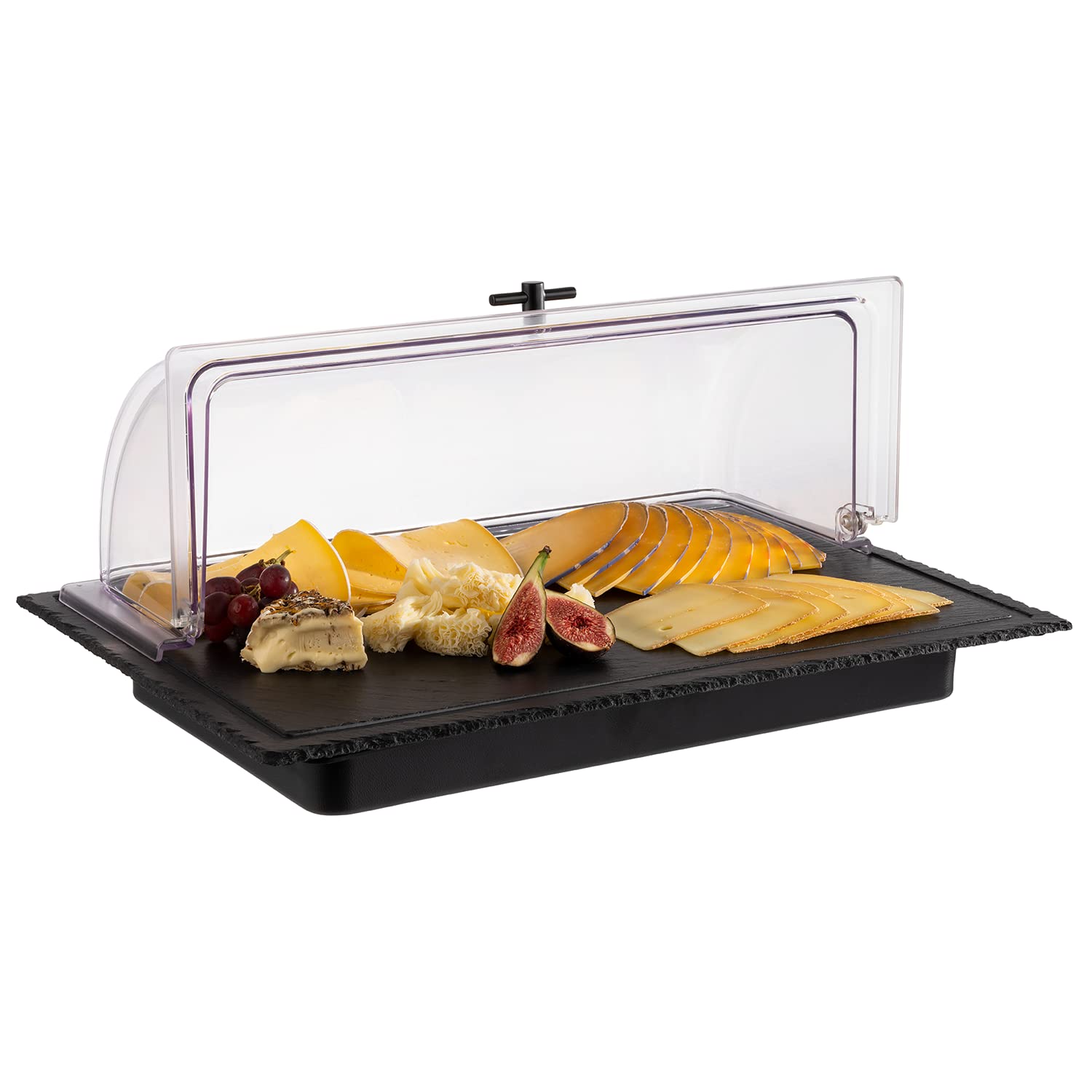 APS 11645 SLATE - Placa de refrigeración (3 piezas, pizarra natural con depósito y 1 acumulador de frío, 58,0 x 38,2 x 5,3 cm)
