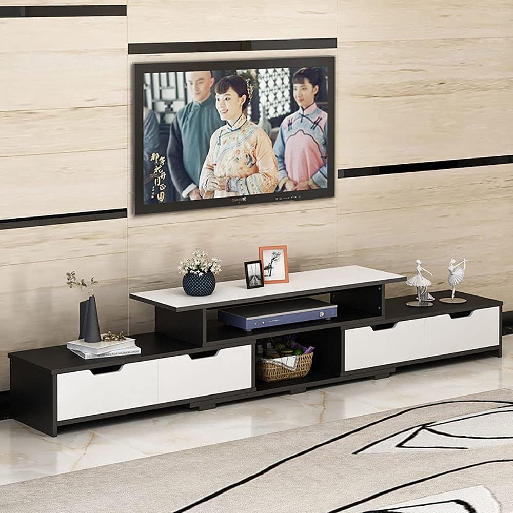 XYYMC TV Cabinet, Modern TV Stand, Morden TV Table for TV, Simple TV Cabinet Stand, Small Apartment Mini Floor Cabinet, Background Storage Cabinet for Living Room (F33A)