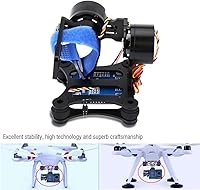Vista 3 de Gimbal sin escobillas BGC 2 2 estabilizador para Phantom 3 3+4 Cámara 3-Axis Drone Gimbal con marco de aleación de aluminio CNC