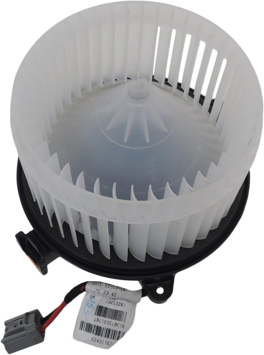 GM Genuine Parts 15-81637 (13263279) Heating and Air Conditioning Blower Motor with Wheel