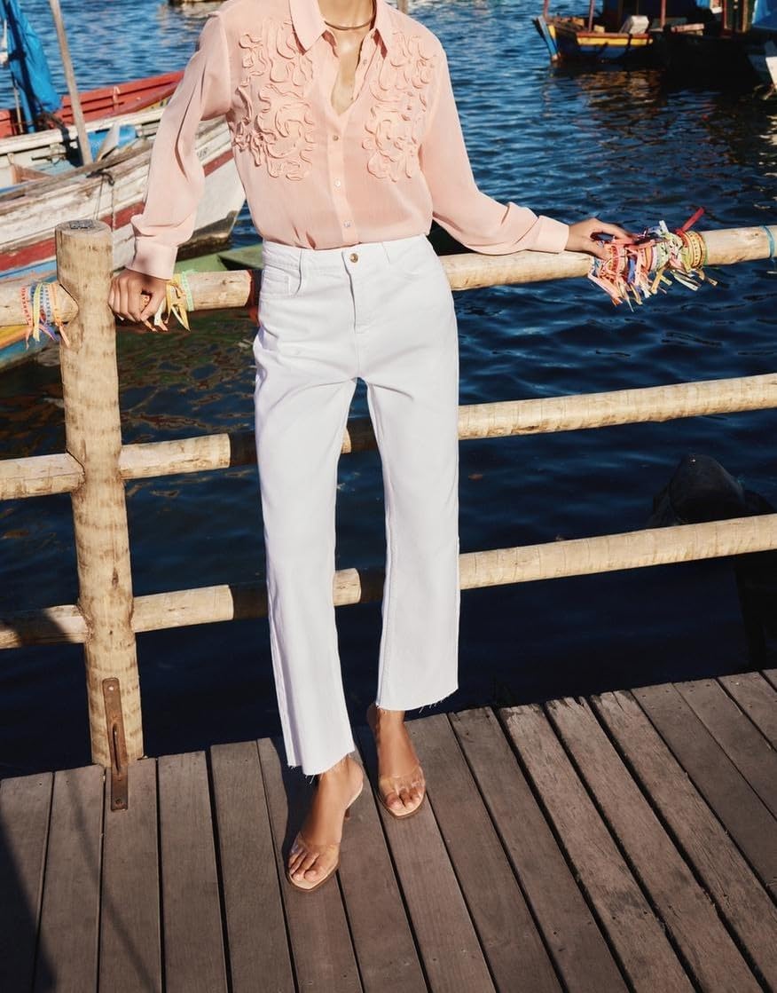 Women’s Brown Suede Heeled Sandals for Women Open Peep Toe Mule Pumps Slip On Dress Heels for Party Wedding Evening - Image 4