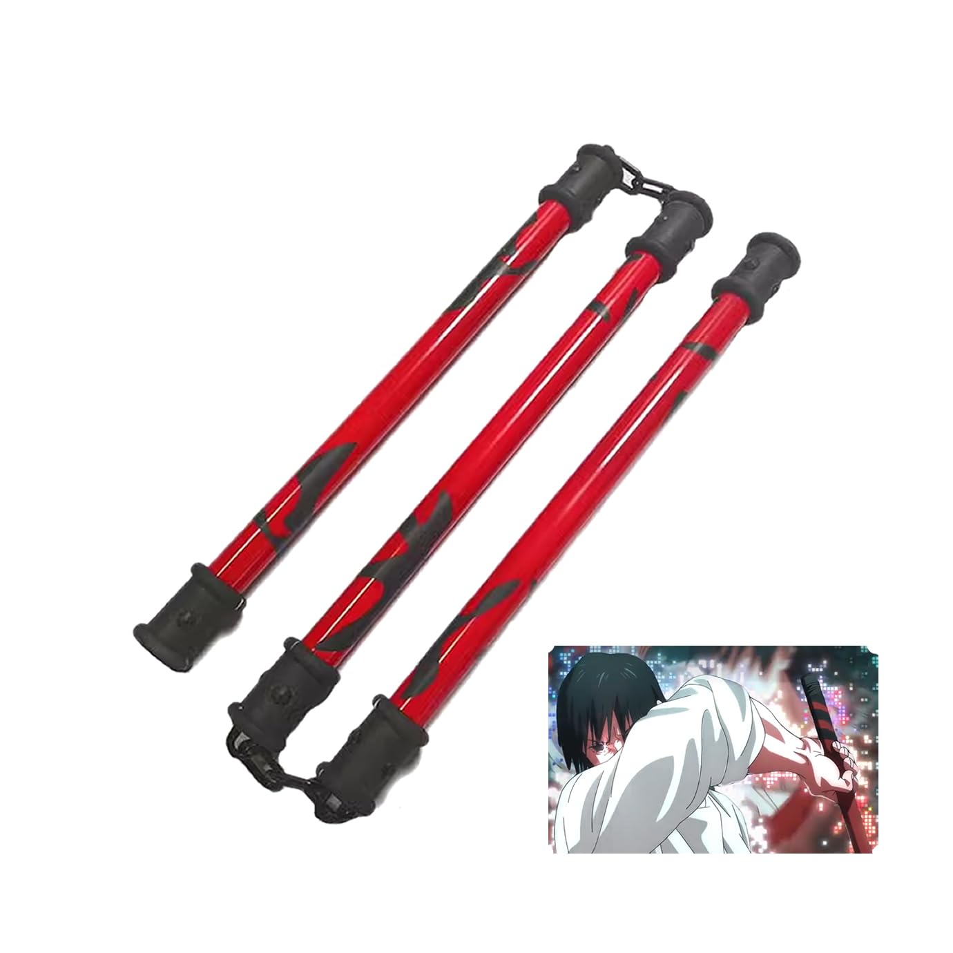 RJZMMNRJZMMN Toji Fushiguro Weapon Anime Zenin Maki Cosplay Prop Costume (9165)