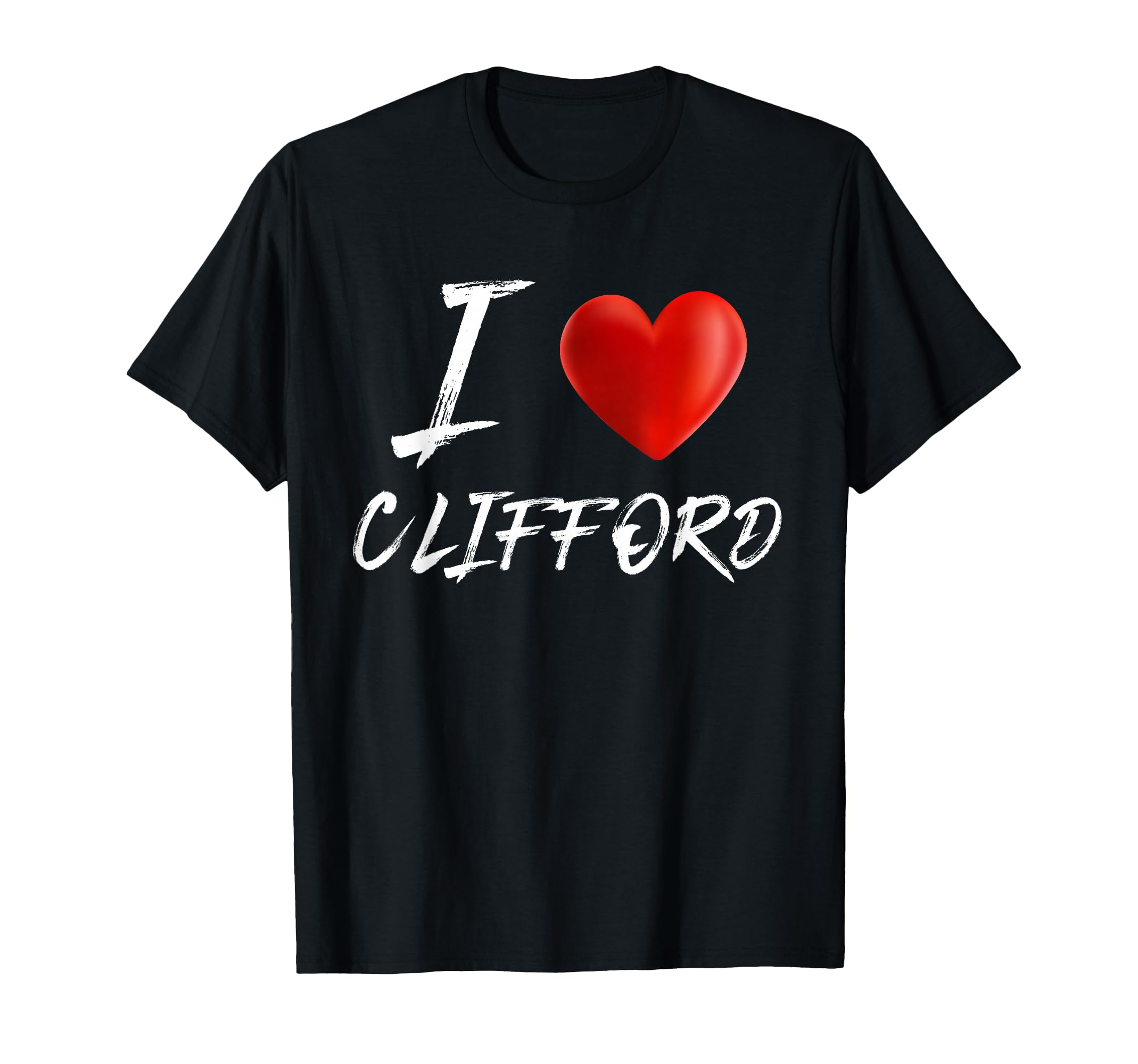 I Love Heart Clifford Family Name T-Shirt T-Shirt