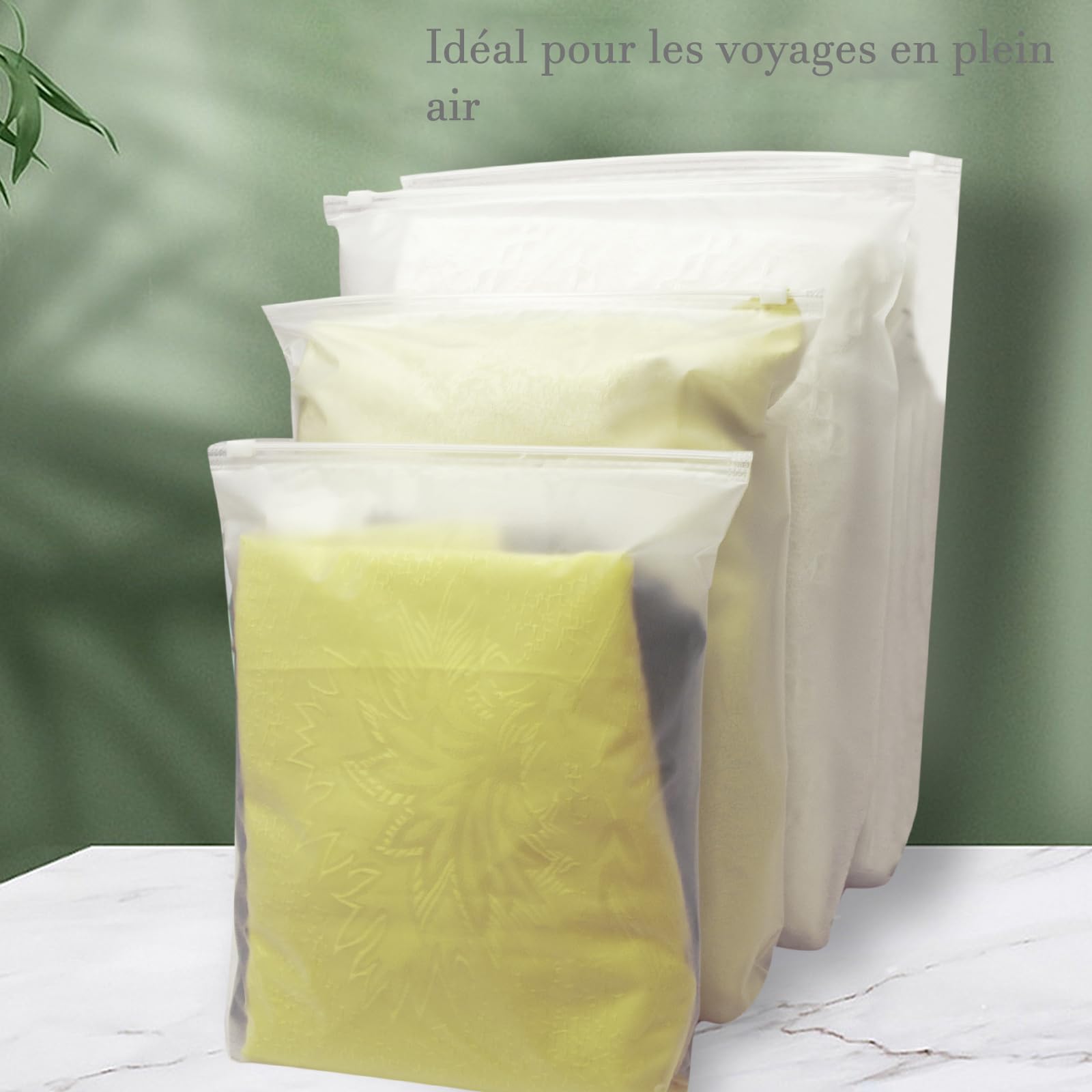 20 Pièces Sac à Vêtement Transparent Sac d'Emballage en Plastique Protection contre la