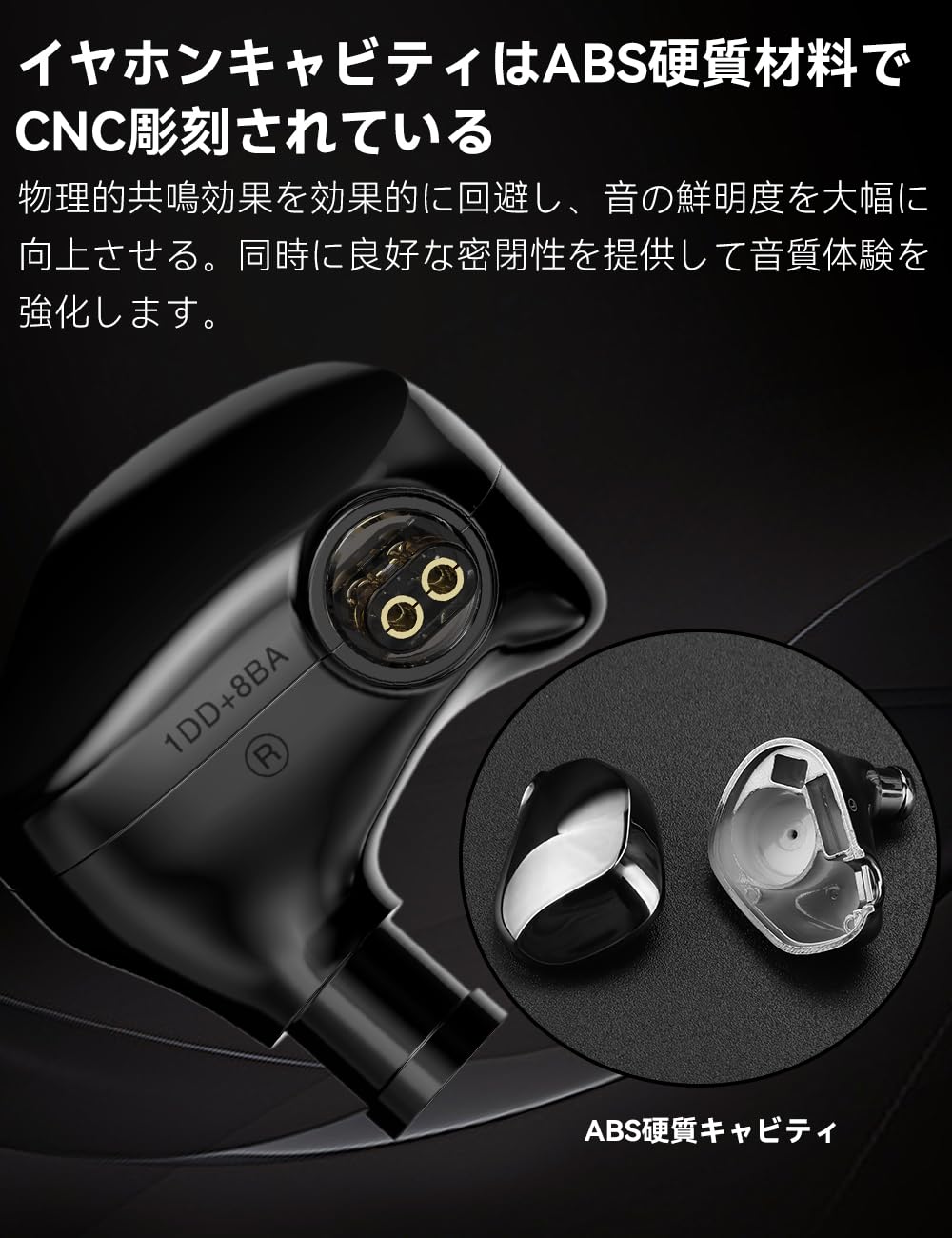 Amazon.co.jp: TRN VXpro+ イヤーモニター ハイレゾ イヤホン 8BA+1DD