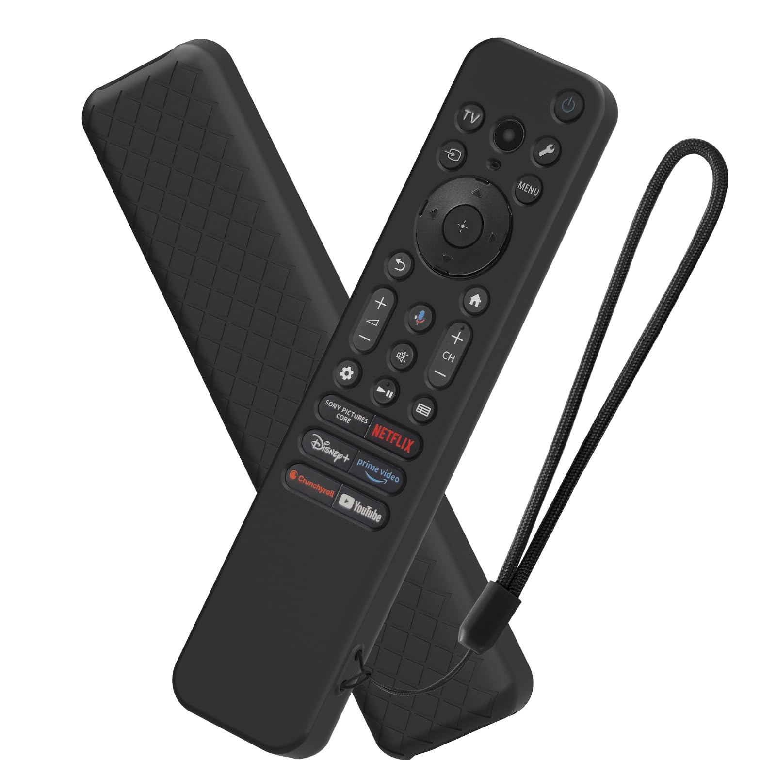 Cotbolt Silicone Cover Case Compatible with Sony Bravia Smart Tv 2023 2024 2025 Voice Remote RMF-TX910U (Black) [Remote NOT Included]-image-24