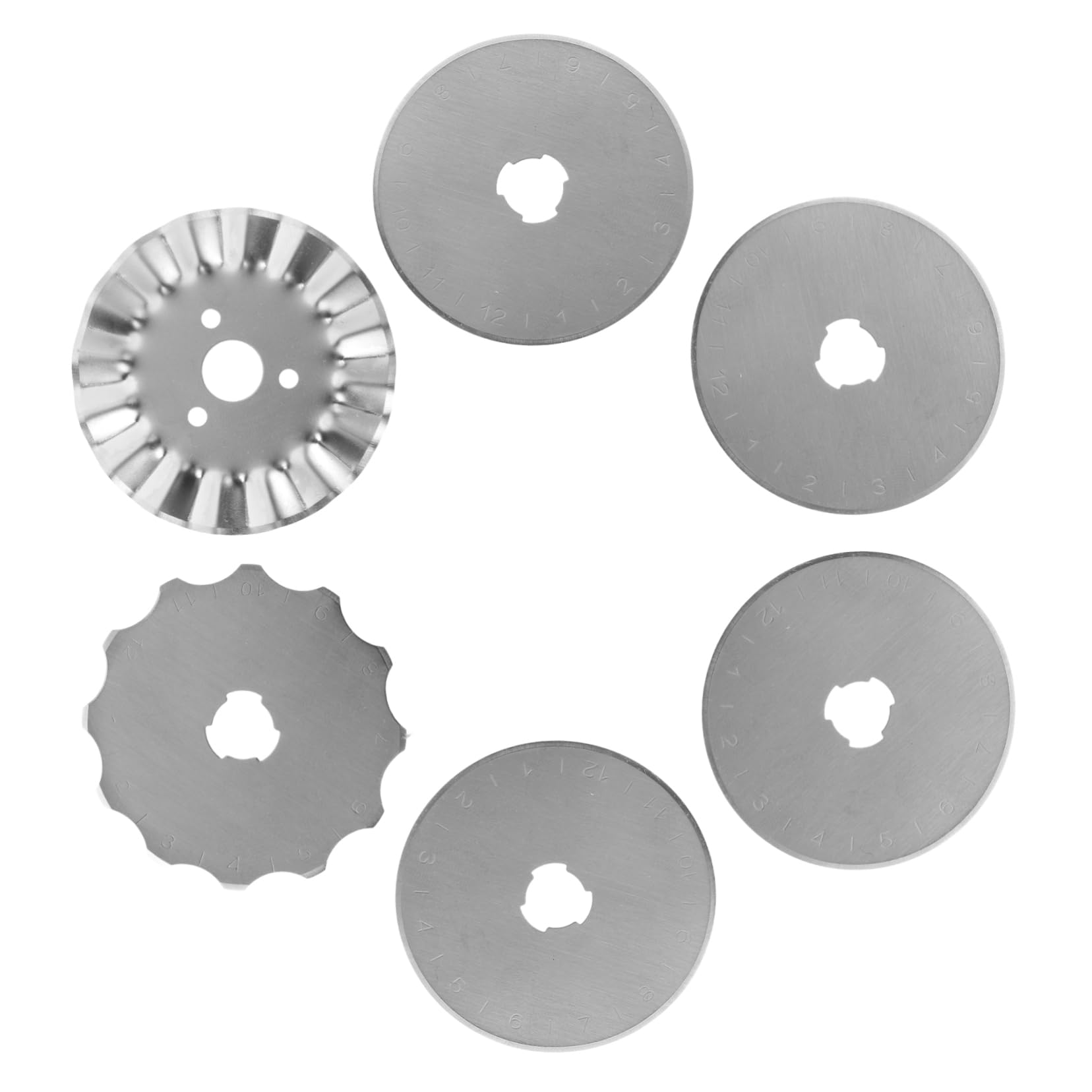 3sets Rollschneider Zubehör Präzision Für Stoff Papier Und Leder Schneiden 6 Stücke * 3