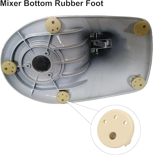 Miniatura 4 de Urdrsaf 9709707 5 piezas de repuesto de pie de goma inferior mezclador para Kitchen-Aid - Reemplaza WP9709707 EA317998 AP2930294 AH317998 AP4326634