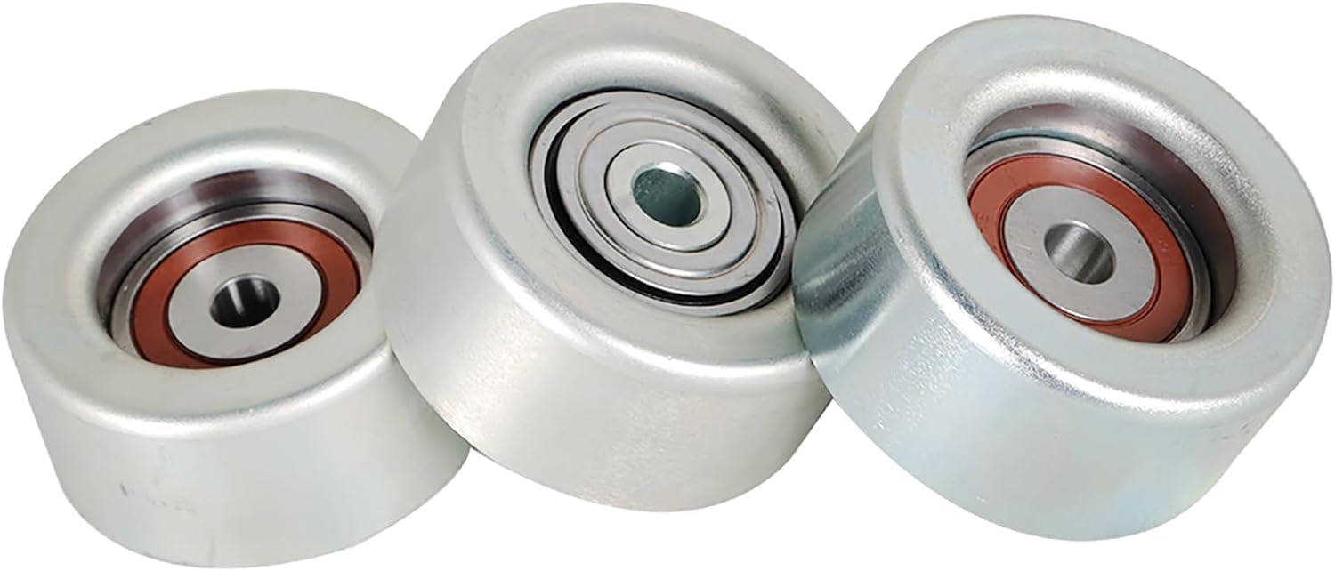 WFLNHB 3X Idler Pulley Kit Replacement for Toyota 4Runner Tacoma Tundra Hilux 4.0L V6 1GRFE 2003-15 1660331040 166030P030 1660431020 166040P011