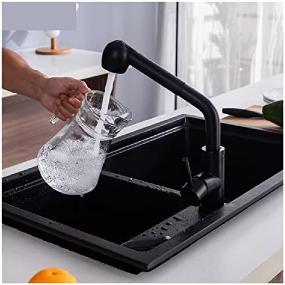 Robinet de cuisine en nickel brossé idéal pour cuisiner en famille