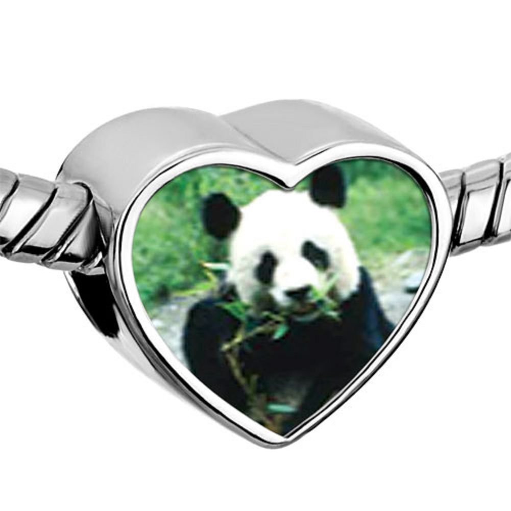Kung Fu Panda Heart Charm fit Charms Bracelet