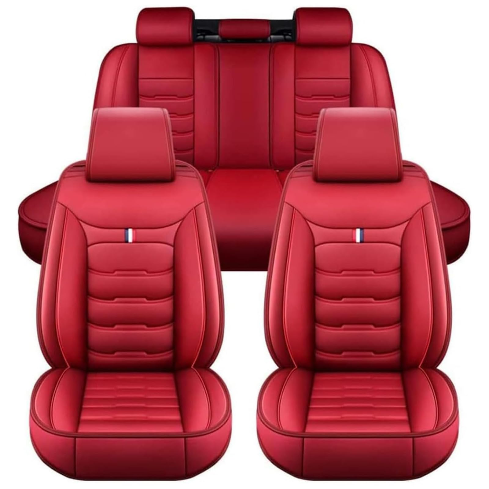 ZQRHHWINY Car Seat Covers, for Lexus GS350 GS450H XE2 XE3 RC200t Breathable Nonslip Resistant Car Seat Protectors Covers Full Set Front Rear Seat Protectors Easy Fit,B