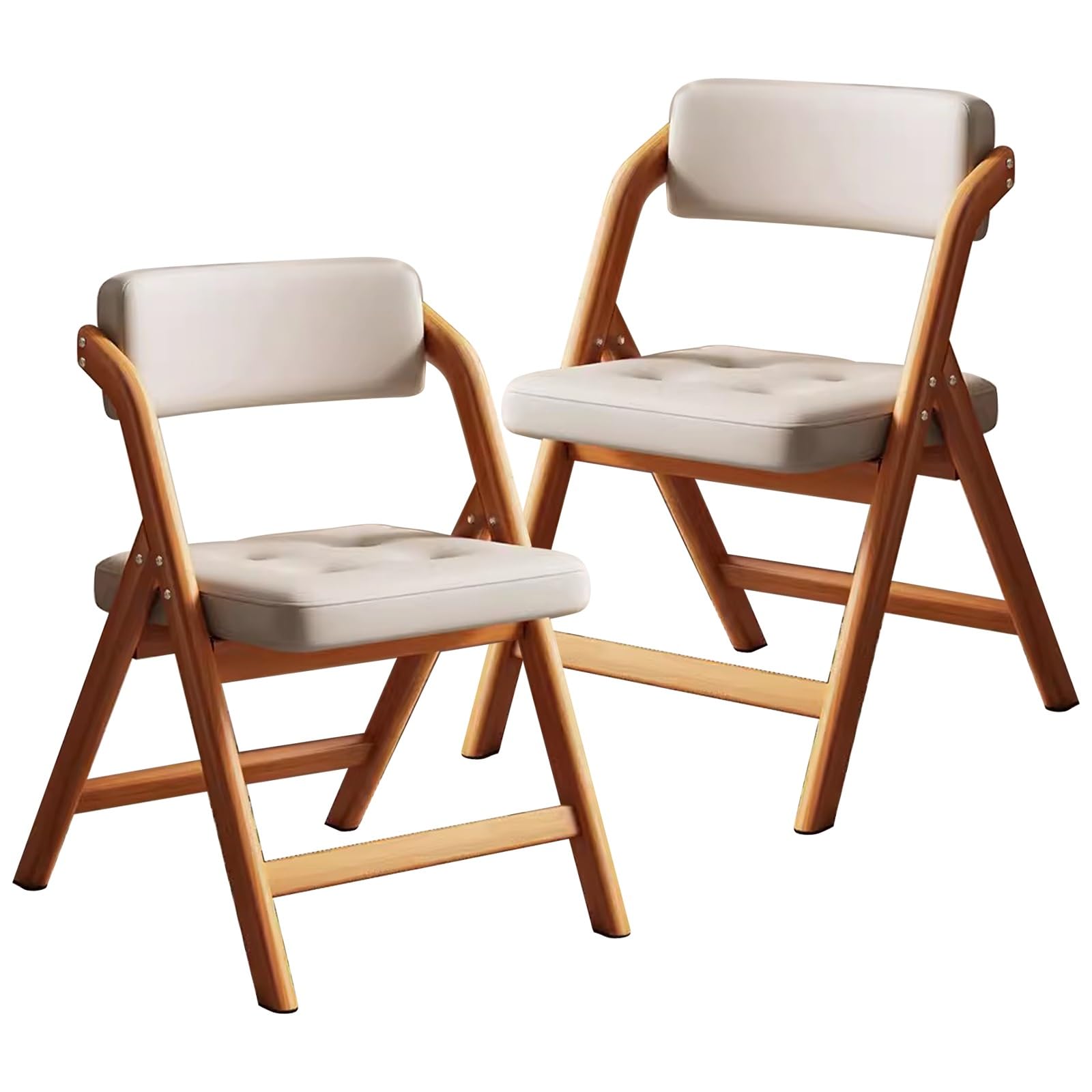 Amazon.com: LLZJDDPLY Folding Chairs with Cushion, Folding Dining