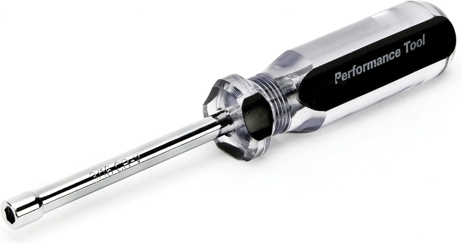 Performance Tool W30920 3/16-Inch x 3-Inch SAE Professional Nut Driver