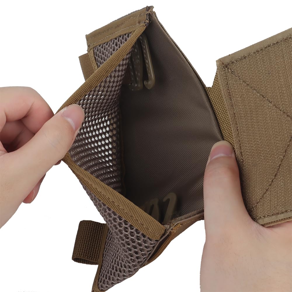 Tactical Chest Rig Side Saddle Pair,Hoop and Loop Expander Wing Side Entry Panel Compatible with Micro MK4/MK5 D3CR Placard