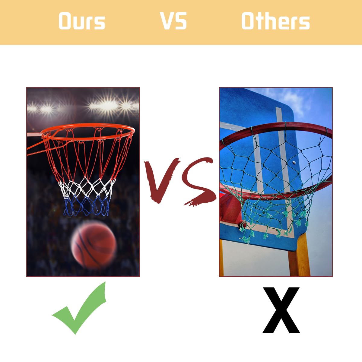 LIFEZEAL Aro de Baloncesto de 45 cm de diámetro, Canasta de Baloncesto con Red de Nylon, Equipo Deportivo para Interior y Exterior