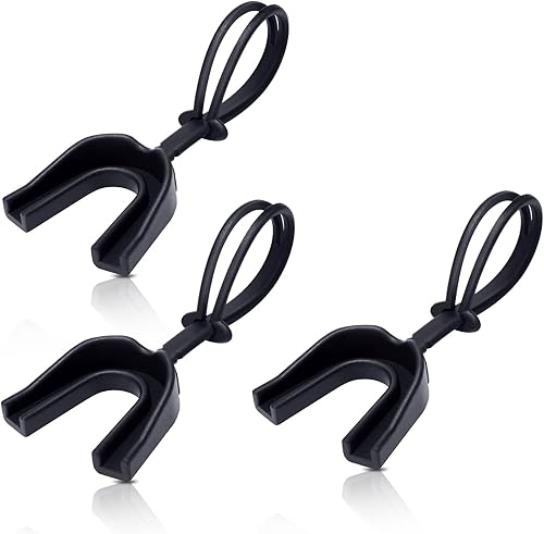 3 piezas de protector bucal de fútbol con correa, protector bucal juvenil, boquilla de fútbol suave para jóvenes, boquilla de fútbol para ajuste de