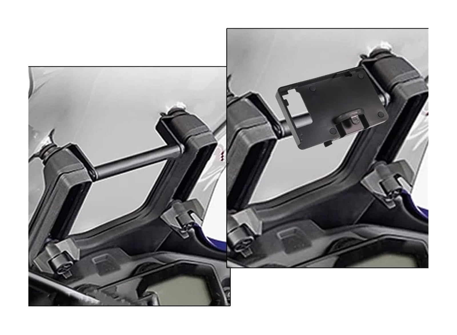 pour Moto Support Navigation GPS pour Tracer 7 TRACER700 pour MT 07 Tracer 2016 Moto GPS Navigation Support sans Chargement Téléphone(03-12mm 22mm)