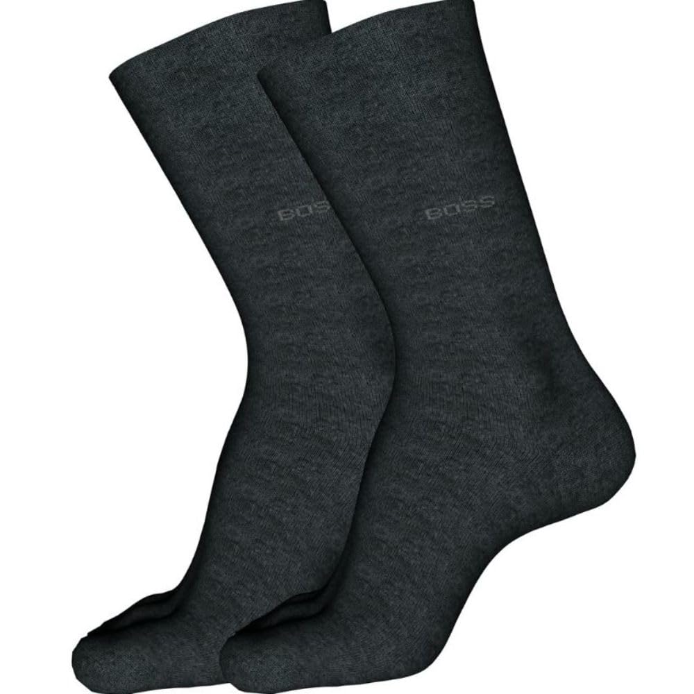 BOSSmens 2-pack Solid Mercerized Cotton Dress Sock Dress Sock (pack of 1)