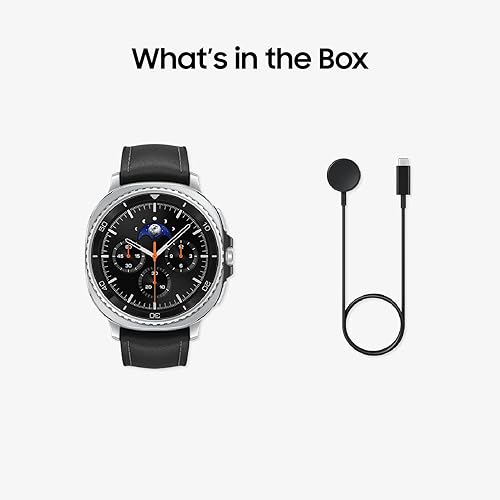 Miniatura 11 de Samsung Galaxy Watch 8 Classic de 46 mm LTE Smartwatch + tarjeta de regalo, diseño de cojín, bisel giratorio, botón rápido, entrenador para dormir y