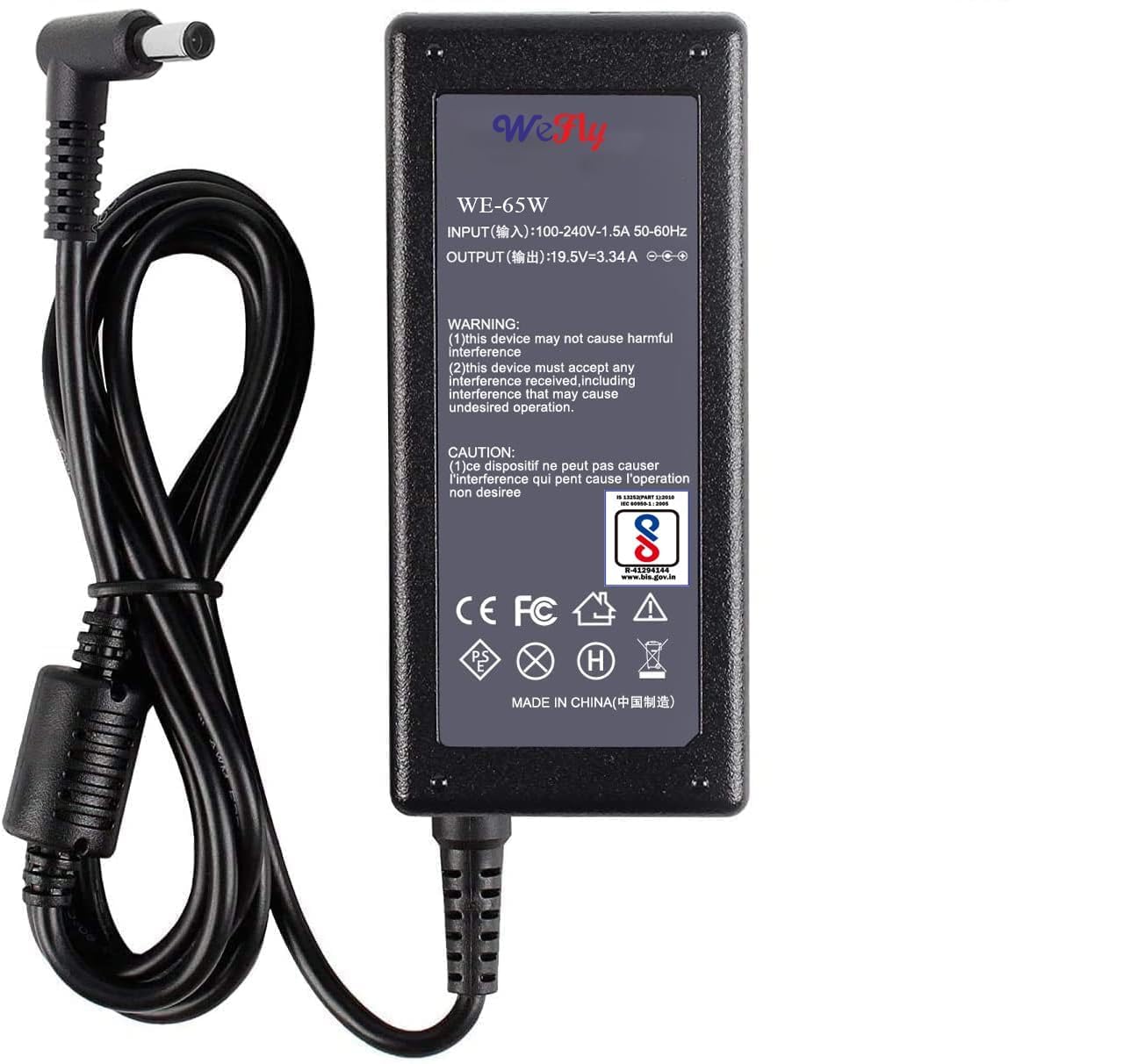 65W 4.5mm 3.0mm Laptop Charger Fit for Dell inspiron 11 13 14 15 17 3000 5000 7000 Series 3565 3567 3576 5558 5755 5555 5559 7212 7506 2in1 Vostro Series 0G6J41 0MGJN9 AC (De 65W 4.5 * 3.0mm)