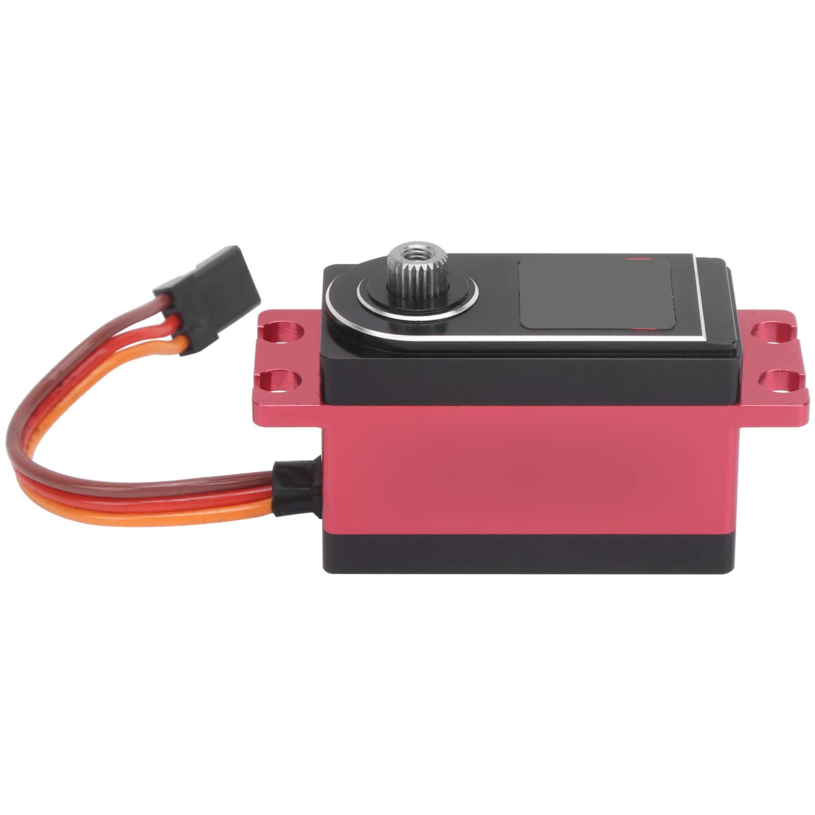 L - 12HV 12KG Set di servi digitali, servo RC ad alta coppia per auto RC 1/10, alloggiamento in metallo CNC con ingranaggi in titanio, include bracci del servo e accessori di