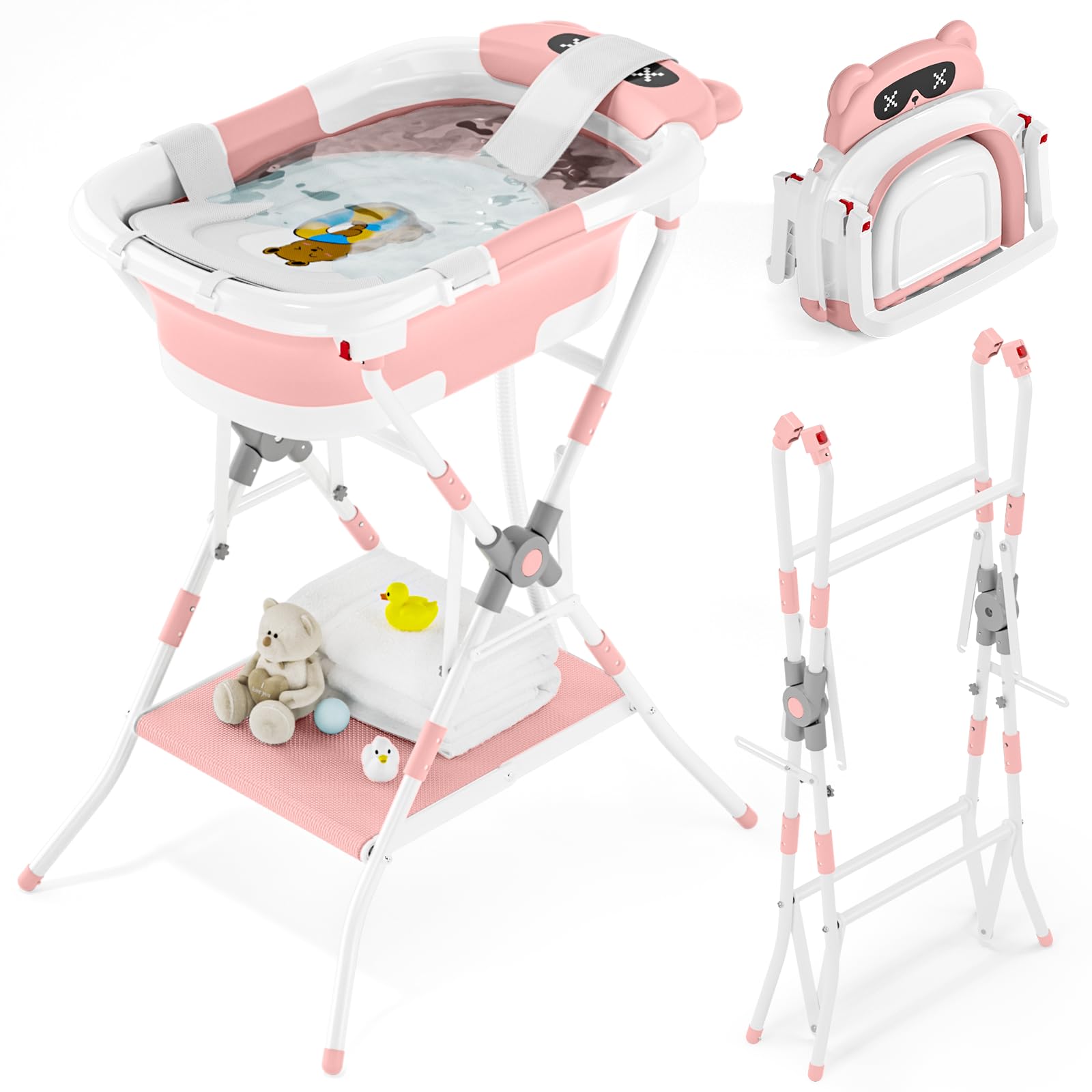 COOSEYA Baby Badewanne （Bär-Design)