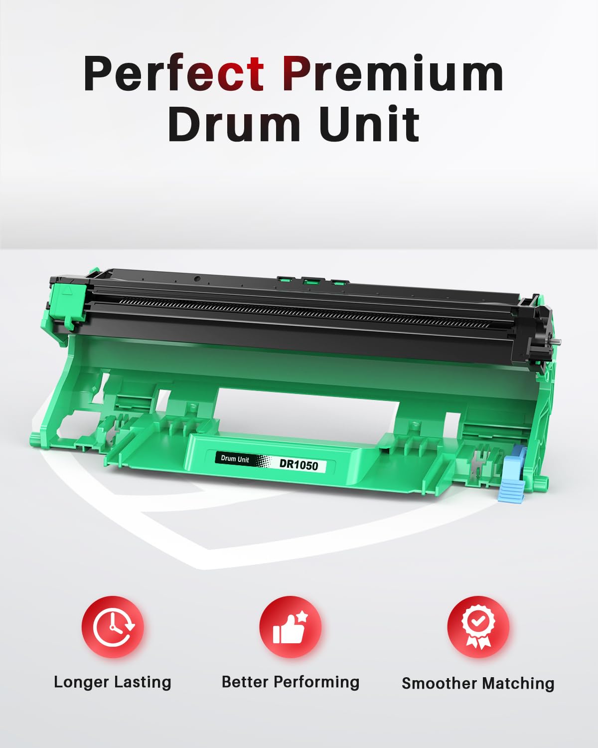 Halloya DR-1050 - Tamburo compatibile con Brother DR1050 Tamburo TN-1050 Toner per MFC-1910W DCP-1612W DCP-1610W DCP-1510 MFC-1810 HL-1110 HL-1210W DCP-1512 HL-1212W HL-1112 (1 Pezzo)