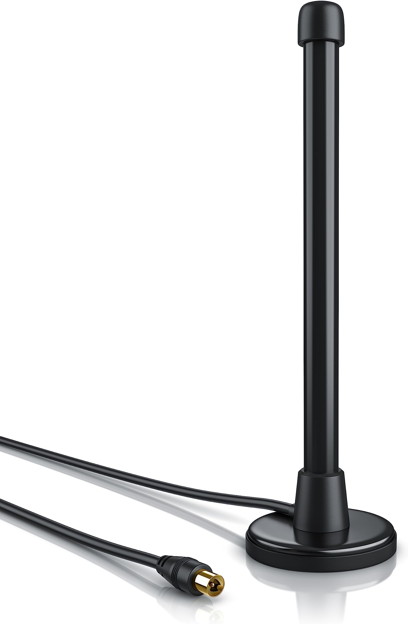 Rewave Antenna Rewave Antenna 2024 Wave TV Antenne Max Portable Numérique Amplifiée avec Amplificateur de Signal Supporte 4K 1080P VHF UHF Chaînes Gratuites pour Home Smart TV Chaînes de TV Locale