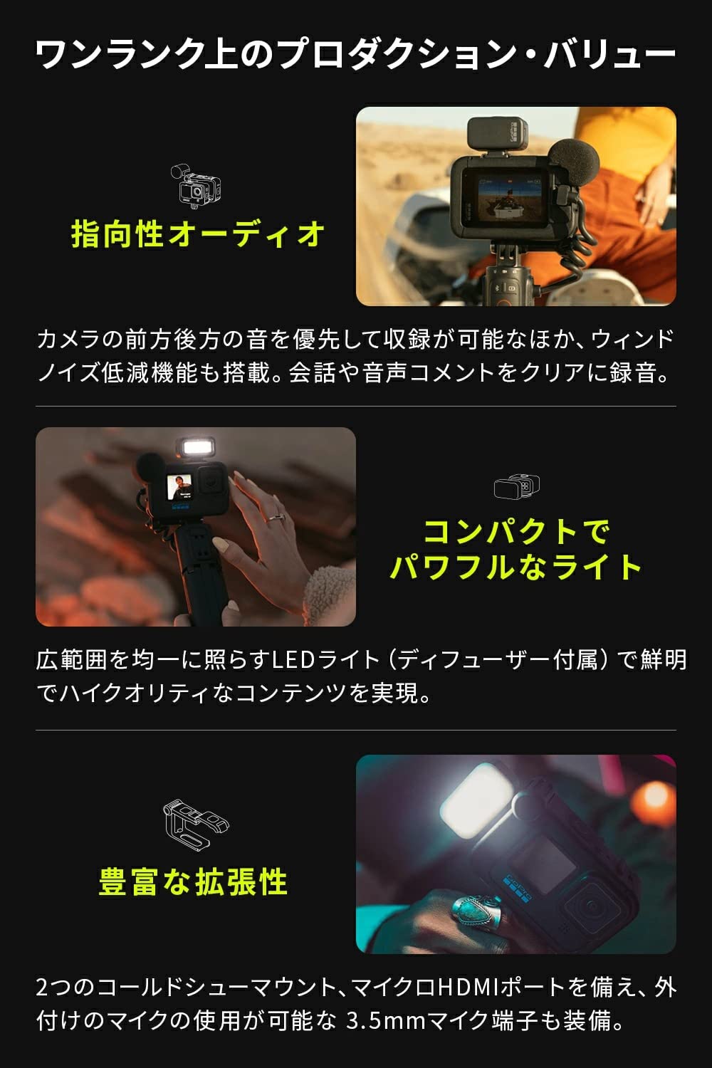 HERO11 Black + SDカード + サイドドア(充電口付) Amazon | 交換用サイドドア GoPro Hero 12/11/10/9用 ブラック