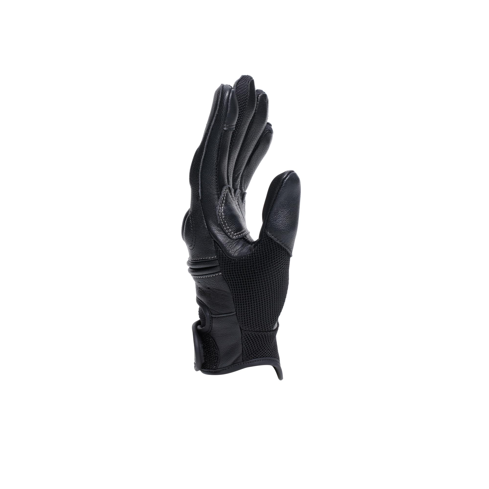Dainese - Blackjack 2 Gloves Wmn, Guantes De Moto De Piel, Estilo Vintage, Mujer, Negro/Negro, L
