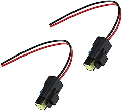 ECSiNG 2 x 2 Pin Temperature Sensor Connector Compatible with Peugeot 107 206 207 208 307 and 308.