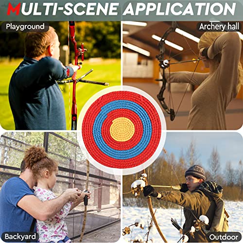 Archery Targets For Backyard, Traditional Hand-Made Round Solid Straw Archery Target, Arrow Target For Recurve Bow Longbow Or Compound Bow, Large Practice Target For Outdoor Hunting - 3 Layers #TOP5