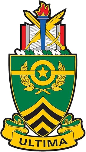 Miniatura 1 de Milk Mug Designs US Army Division - Sergeants Major Academy Escudo de Armas COA - Calcomanía de vinilo a todo color de 5 pulgadas