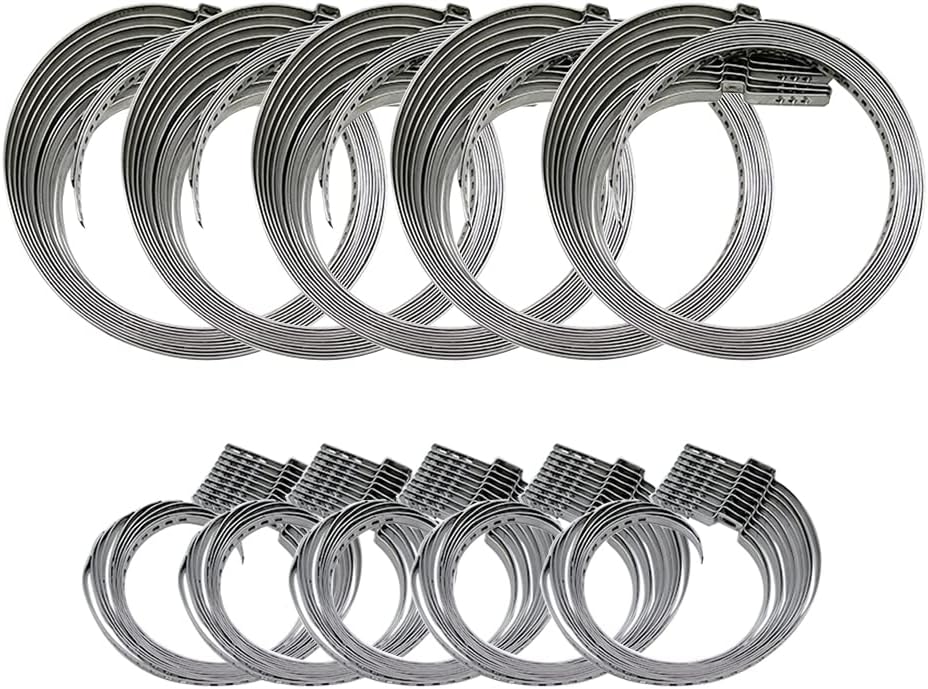 CV Boot Clamp Kit 100Pcs Stainless Steel Universal