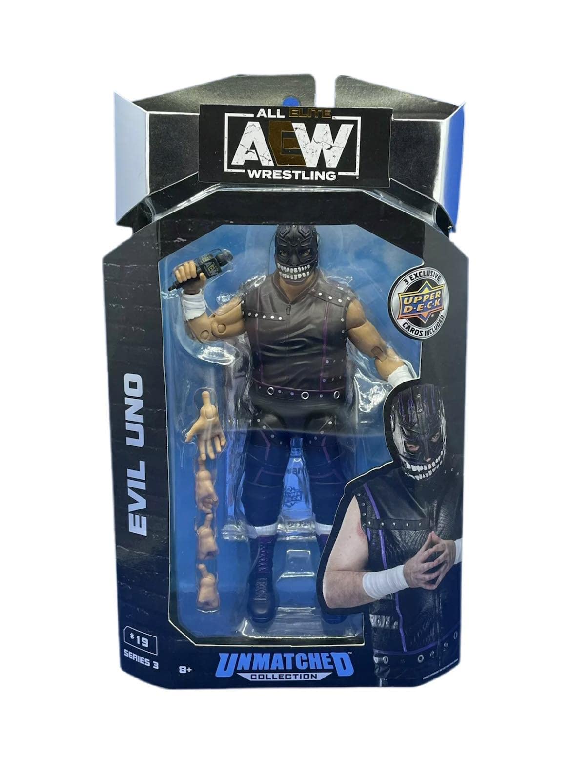 AEW Unmatched Unrivaled Luminaries Collection Wrestling Action Figure (Choose Wrestler) (Evil Uno)