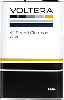 VOLTERA VC100 4:1 Speed Clearcoat Set Up, Fast Drying, 1 Gallon Clear & Hardener Kit (1 Gallon Clear, Normal Hardener)