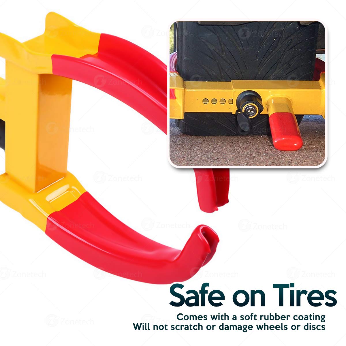 Wheel Lock Security Tire Clamp Zone Tech Premium