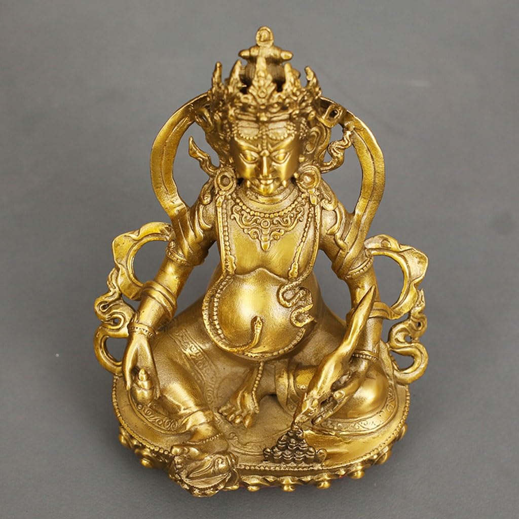 Posąg Buddy do wnętrz salon dom Bóg bogactwa kult miedziane ozdoby sklep biurowy otwarcie posąg buddy dekoracje medytacyjna statua buddy figurka rzeźba