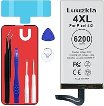 Compatible con batería Pixel 4XL, 6200mAh (nueva actualización) Batería de gran capacidad compatible con Google Pixel 4XL G020J-B, con kits de herramientas completos, 24 meses de servicio