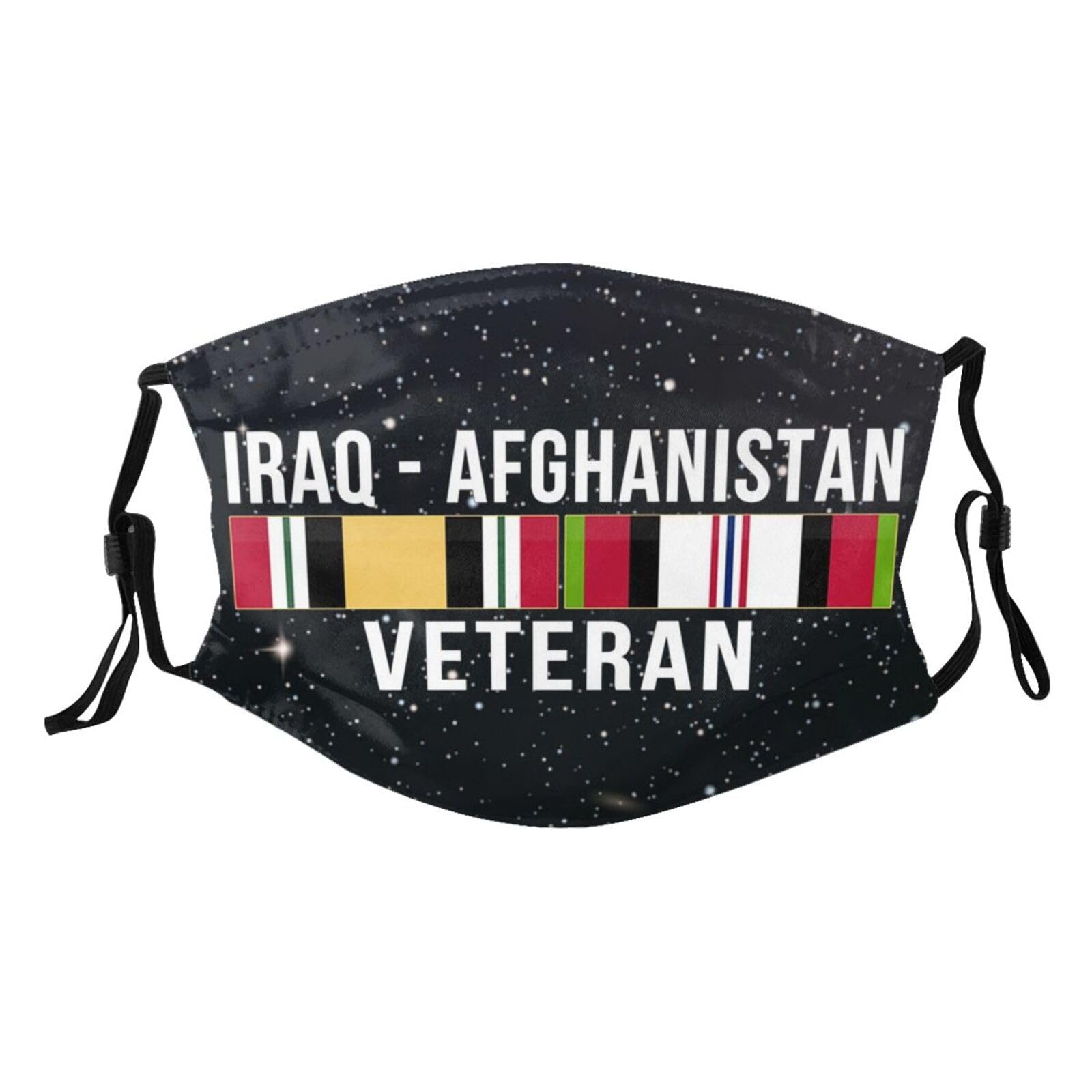 Afghanistan and Iraq Veteran Adult Dust Mask Adjustable Dust Face with 2 Filter79