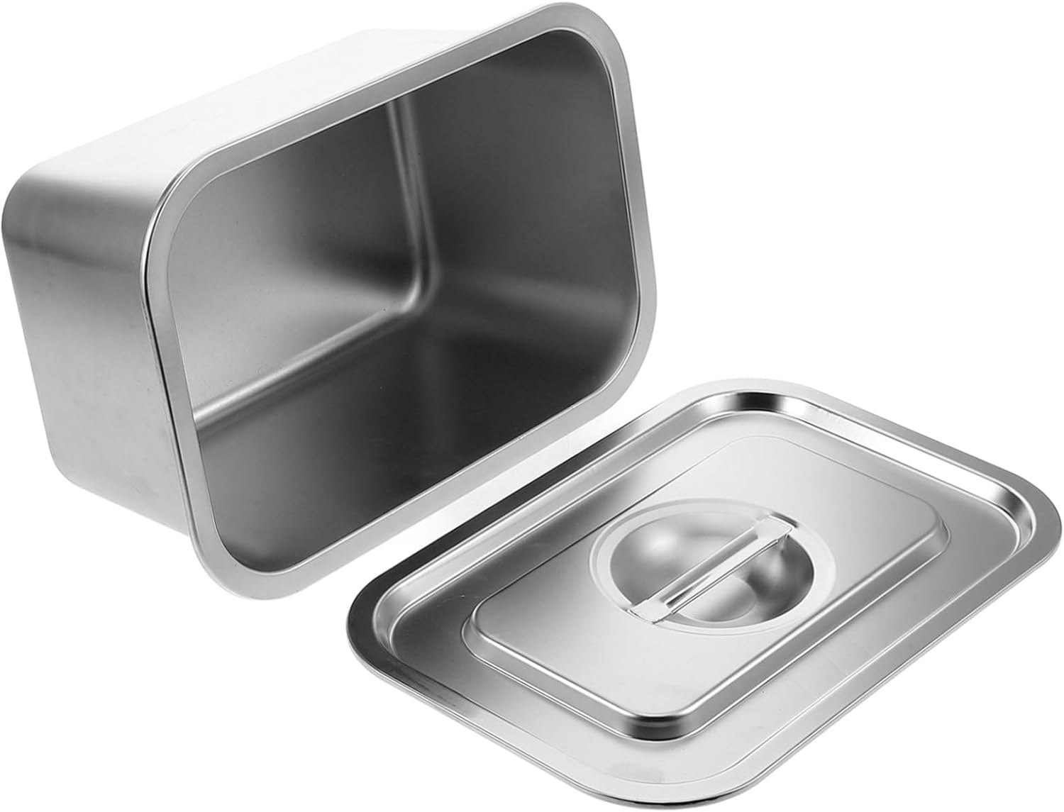 Compact Stainless Steel Kitchen Compost Bin with Lid Easy Maintenance for Indoor Food Waste Storage for Your Countertop