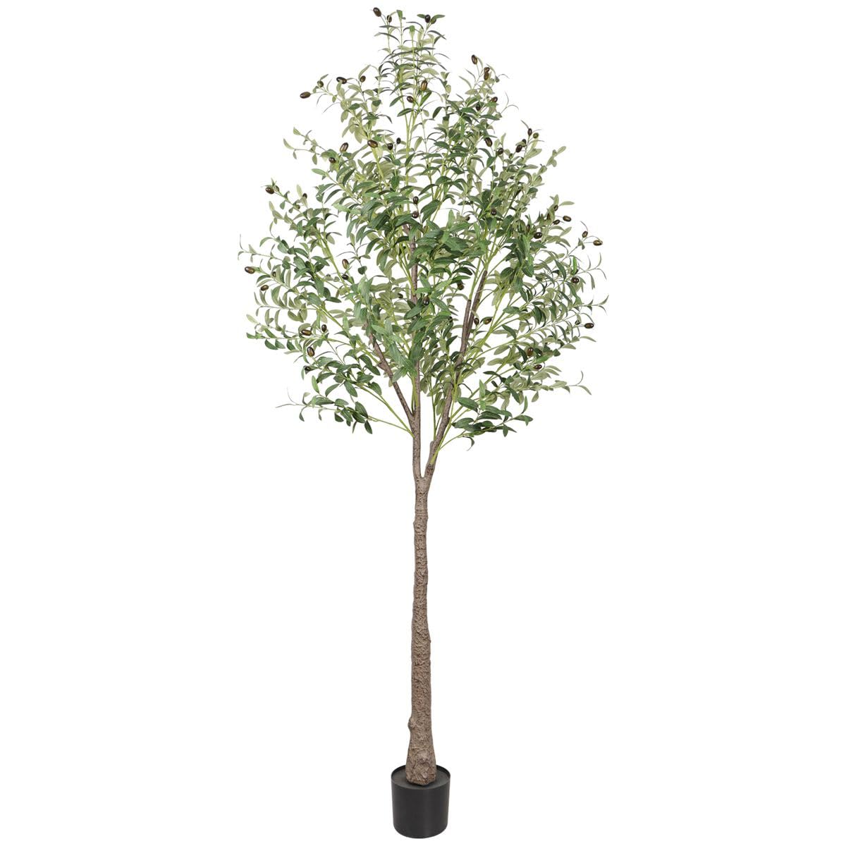 – Artigreen 210 cm Artificial Olive Tree with Lifelike Trunks and Fruits for Home Bedroom Office Bathroom Farmhouse Room House Decor Indoor Outdoor