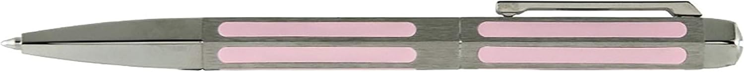 ProFolio by Itoya, PaperSkater Timeless Ballpoint Pen - Gunmetal with Rose Inlays