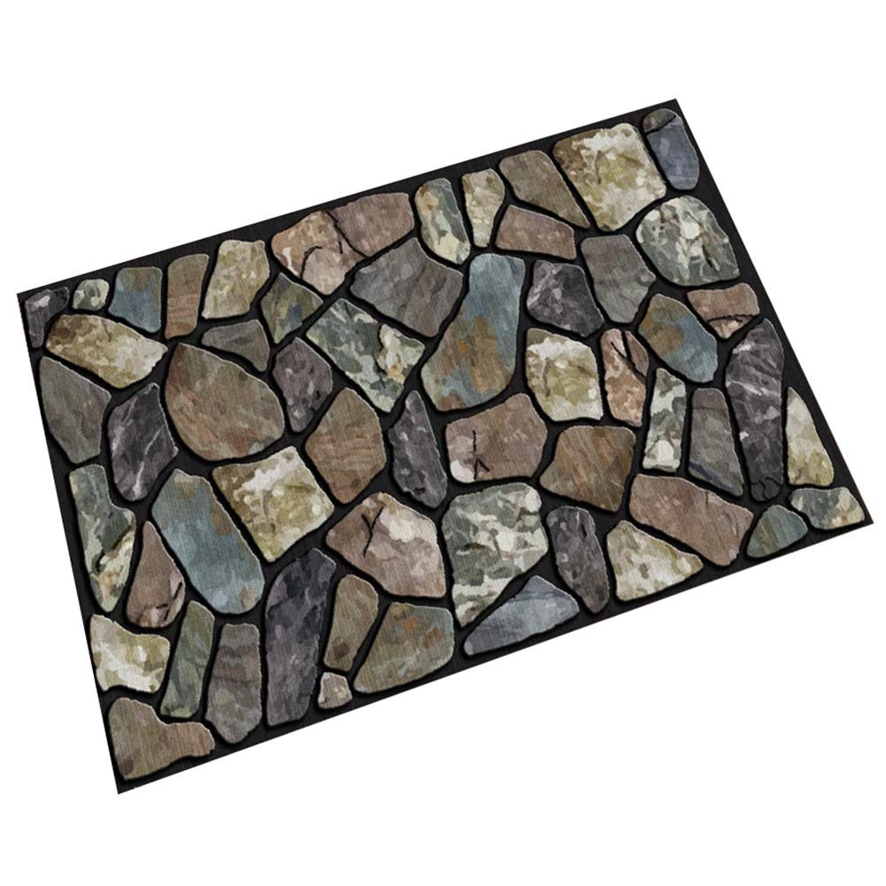 Tapis d'entrée cuisine paillasson résistant à l'usure pour protéger le sol des taches