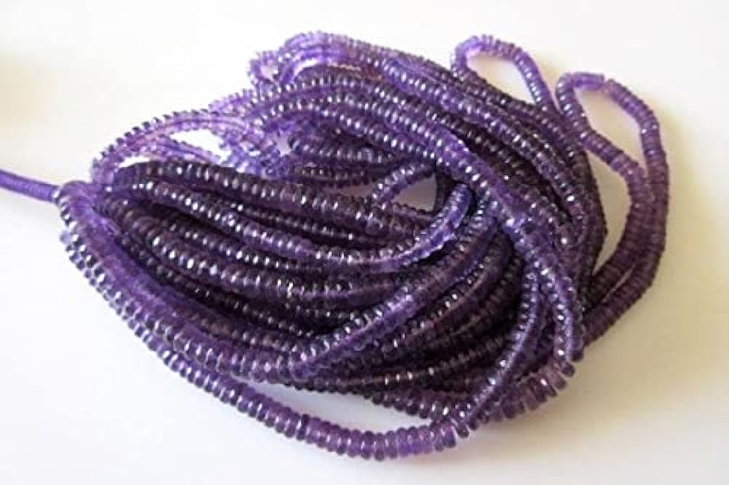 Améthyste naturelle africaine 5mm, perles de sérénité violette pour créations uniques