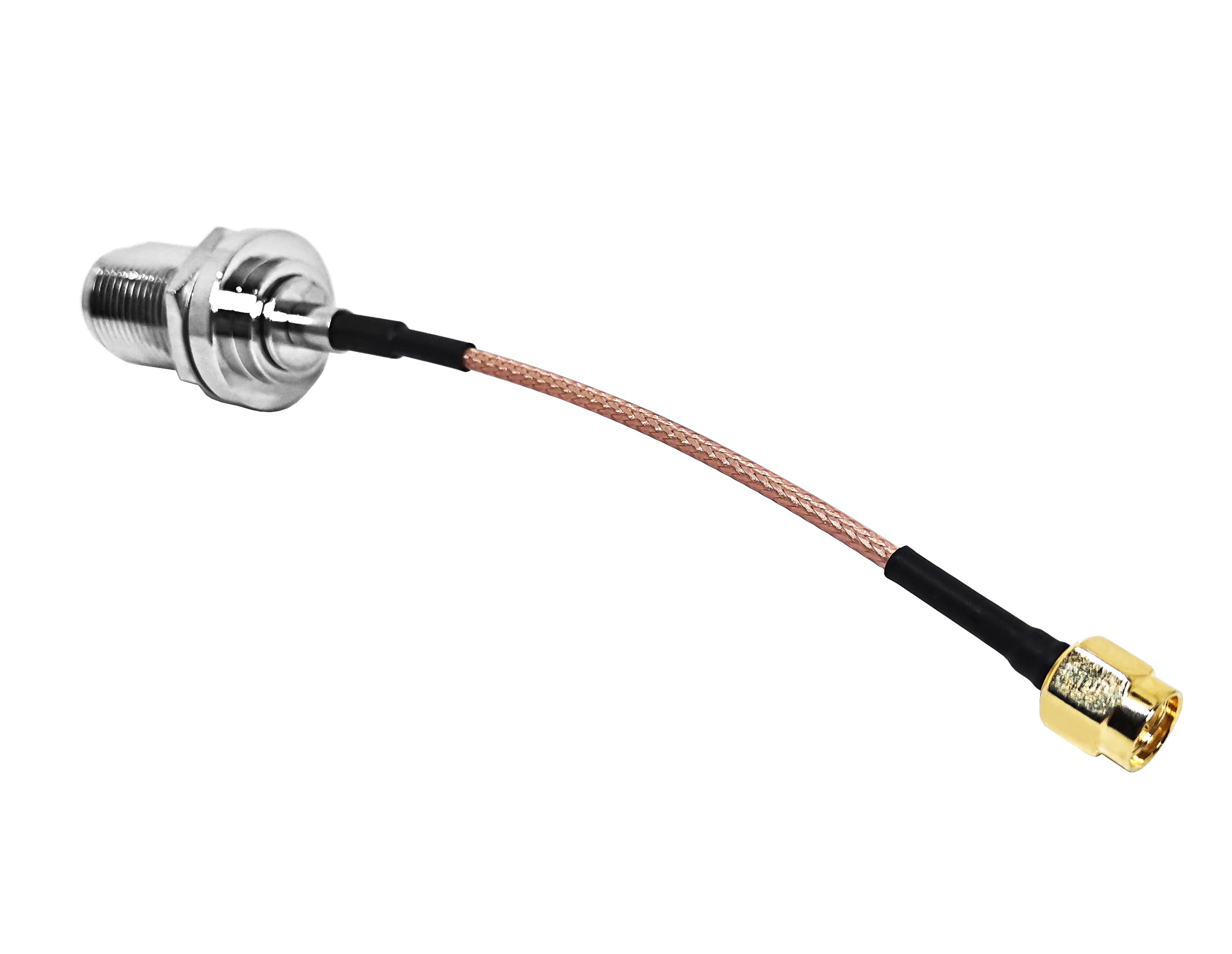 Câble d'extension étanche à faible perte RG142, cavalier Coaxial 50 Ohm for amplificateurs de Signal cellulaire et répéteurs WiFi, 1 pièce