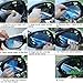 PRETTYGAGA Anti Fog Film Car Rear View Mirror Waterproof Film Protective Film Anti Glare Rain Pack of 2 (150100)